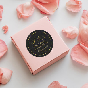 Elegant I Do Wedding Save the Date Envelope Seal