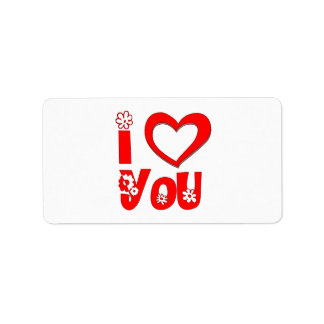 Elegant I Love You | Minimalist Red Label