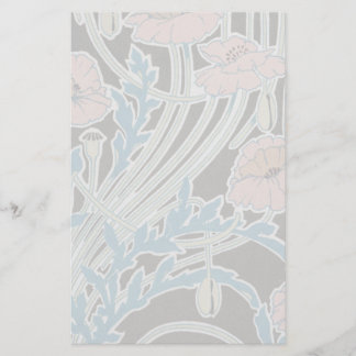 elegant icelandic poppies art nouveau design