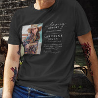 Elegant In Loving Memory Memorial Funeral Tribute