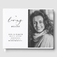 Elegant In Loving Memory Photo Memorial Funeral