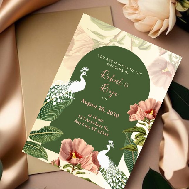 Elegant Indian wedding invitation (Creator Uploaded)