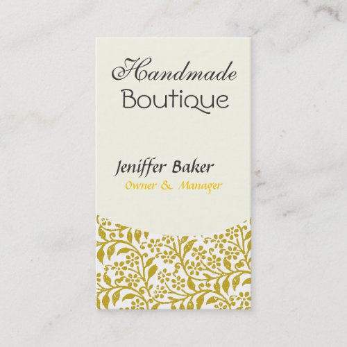 Elegant  Indie Style Design Business Card Template