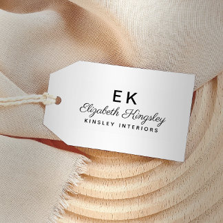 Elegant Initials Script Name Monogram Self-inking Stamp