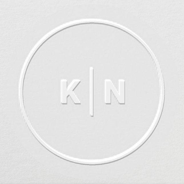 Elegant Initials | Simple Monogram Embosser (Design)