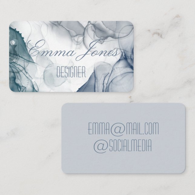 Elegant Ink  Business Card (Front/Back)