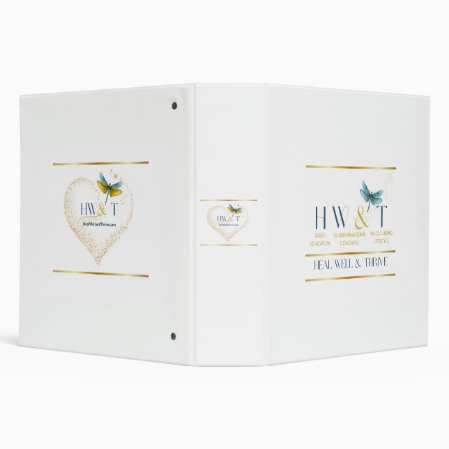 Elegant & Inspirational  3 Ring Binder (Background)