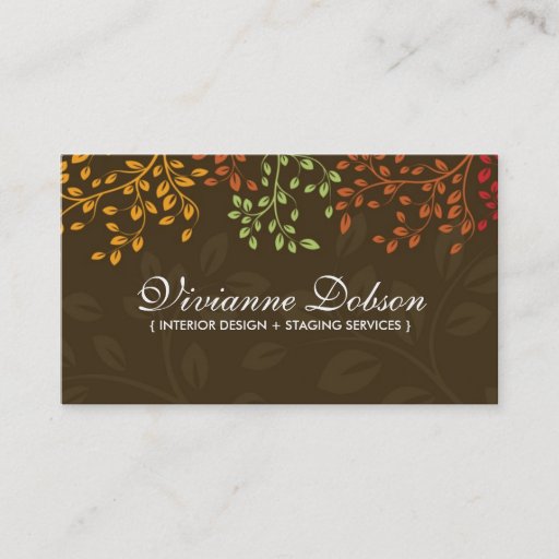 Customizable Elegant Interior Designer Business Cards