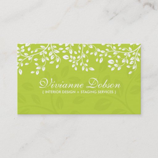 Customizable Elegant Interior Designer Business Cards