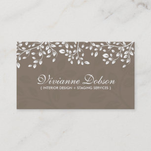 Elegant Interior Designer Business Cards