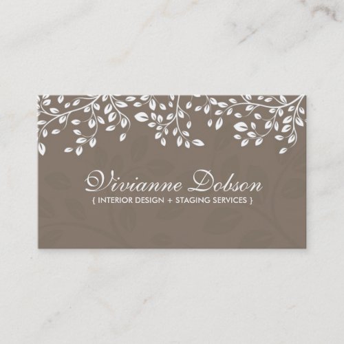 Elegant Interior Designer Business Cards