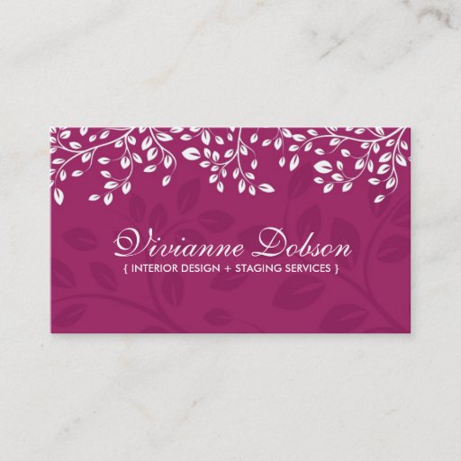 Customizable Elegant Interior Designer Business Cards