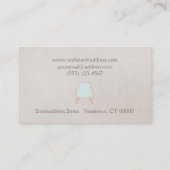 Elegant Interiors Business Card (Back)
