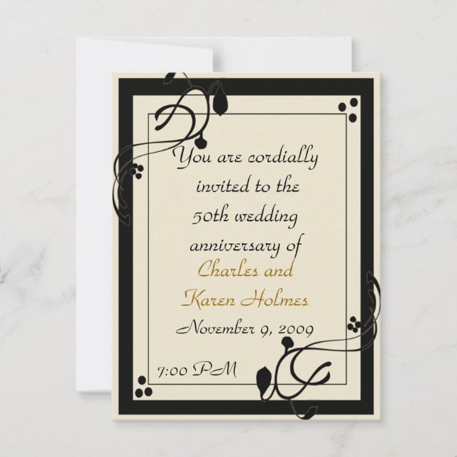 Elegant  Invitation (Front)