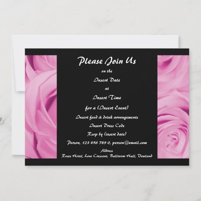 Elegant Invitations - customizable (Front)