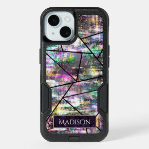 Elegant iridescent girly glitter otterbox iPhone 15 case