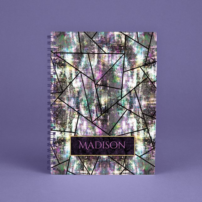 Elegant iridescent girly glitter sketchbook  notebook (Creator Uploaded)