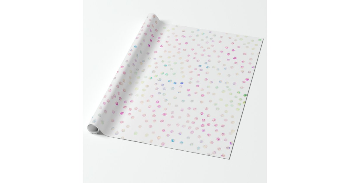 White Tissue Paper with Iridescent Fleks for Gifts, Decorations, Crafts,  DIY and