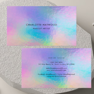 Elegant Iridescent Modern Business Card