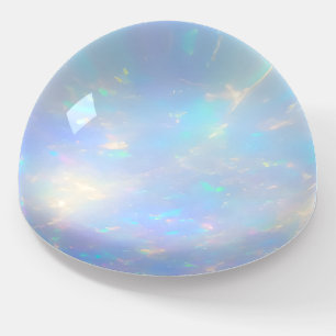 Elegant iridescent Opal Prism Gemstone Inspired  Paperweight