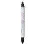 Elegant Iridescent Sun Moon Mandala Silver Design Black Ink Pen