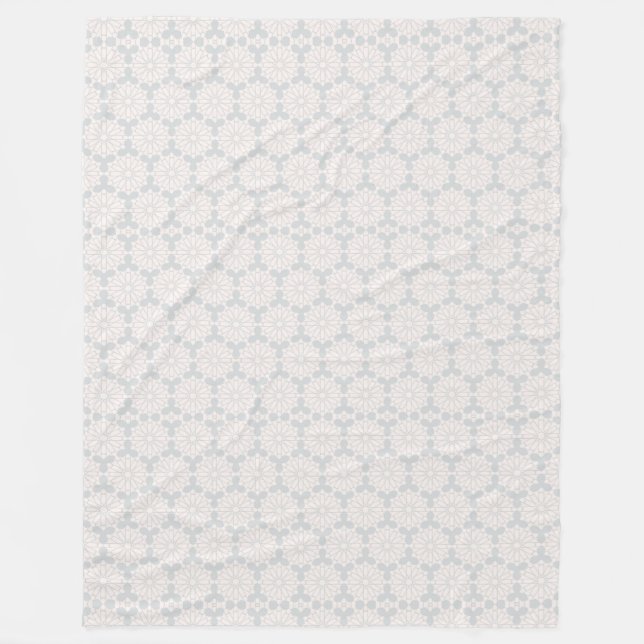 Elegant Islamic Art Design Fleece Blanket (Front)