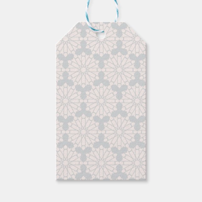 Elegant Islamic Art Design Gift Tags (Front)