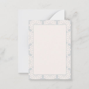 Elegant Islamic Art Design Note Card
