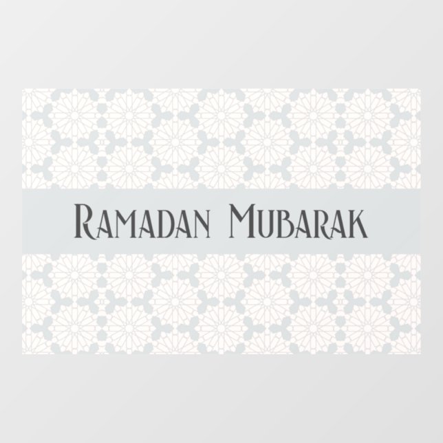 Elegant Islamic Art Design Window Cling (Sheet)