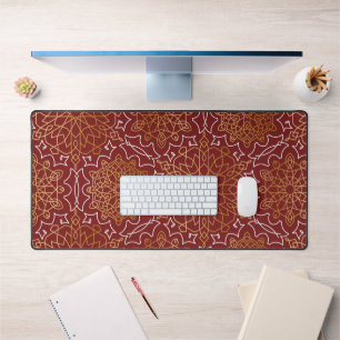 Elegant Islamic Geometric Desk Mat