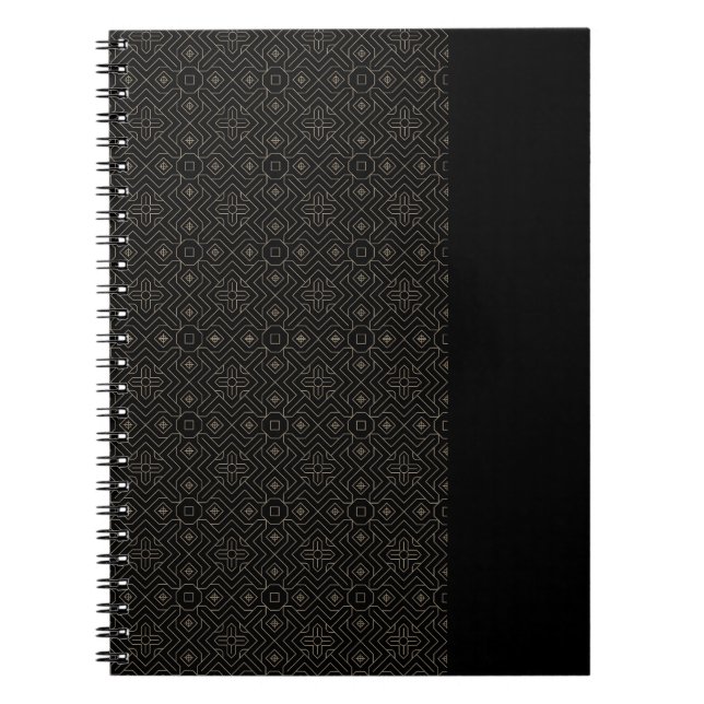 Elegant Islamic Geometry Notebook (Front)