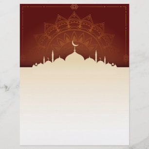 Elegant Islamic template Letterhead