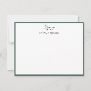 Elegant Island Sea Branch Note Card