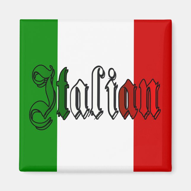 Elegant Italian Magnet (Front)