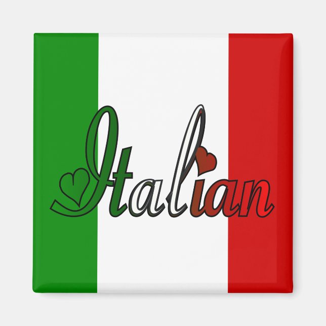 Elegant Italian Magnet (Front)