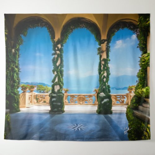 Elegant Italy Arches Wedding Photo Booth Backdrop