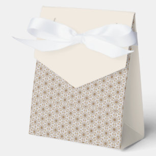 Elegant Ivory and Gold Starlight Favor Boxes