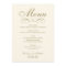 Elegant Ivory Antique Gold Scroll Wedding Monogram
