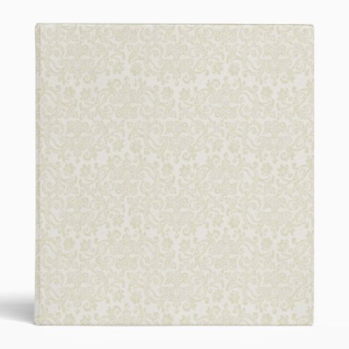 Elegant Ivory Binder