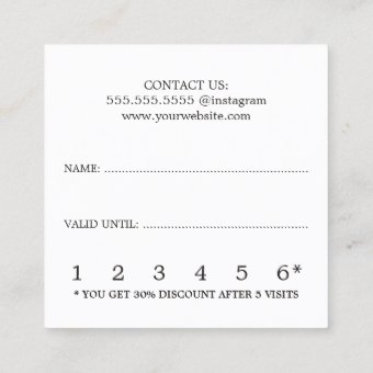 Elegant Ivory Black White Beauty Loyalty Card Zazzle Elegant Ivory Black White Beauty Loyalty Card Zazzle