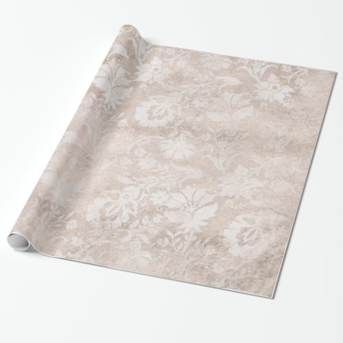 Elegant Ivory damask for all occasions Wrapping Paper