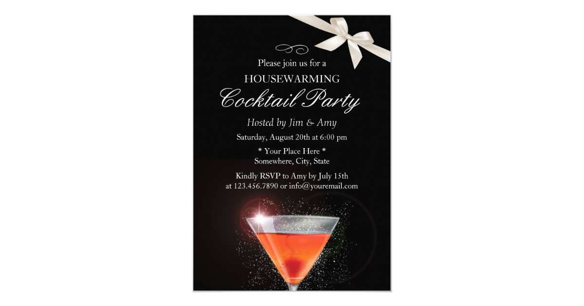 Housewarming Cocktail Party Invitations 5