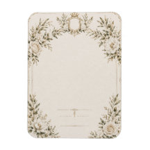 Elegant Ivory Wedding Invitation with Champagne 