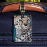 Elegant Jaguar Luggage Tag<br><div class="desc">An elegant jaguar decorates these pretty luggage tags.
Easily personalize the contact information on the back of the tag with just a few clicks.</div>