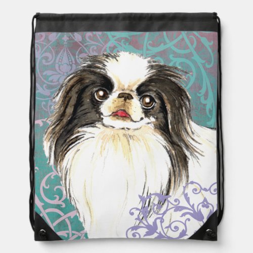 Elegant Japanese Chin Drawstring Bag