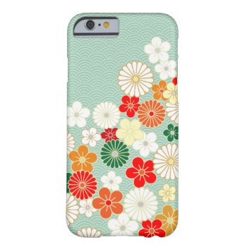Elegant Japanese Floral Pattern Iphone 6 Case by kazashiya at Zazzle