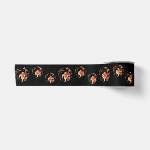 Elegant JAPANESE Goldfish Satin Ribbon