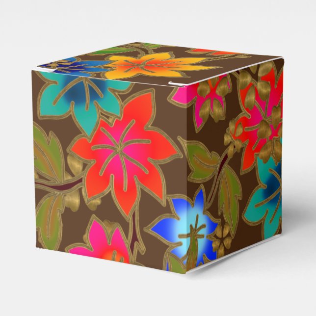 Elegant Japanese pattern Favor Box (Front Side)