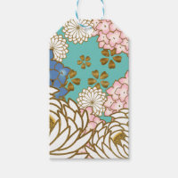 Elegant Japanese pattern Favor Box Throw Pillow St Gift Tags