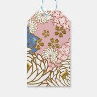 Elegant Japanese pattern Favor Box Throw Pillow St Gift Tags